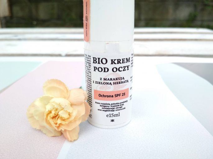 BIO krem pod oczy z marakują SPF25 Make Me Bio opinia