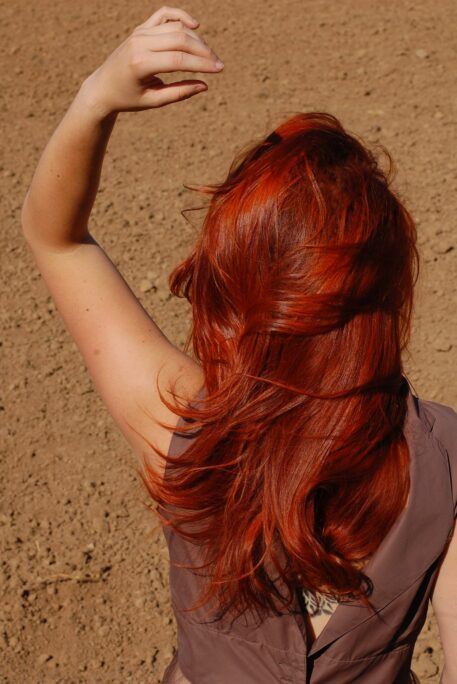 henna bordowa wine red