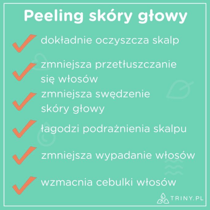 zalety peelingu skóry głowy
